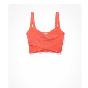 American Eagle Crop Sweater Tank XL